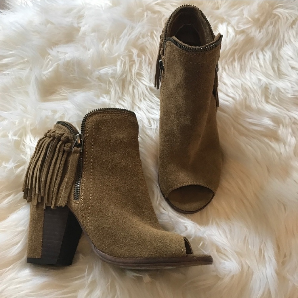 Boho Fringe Booties